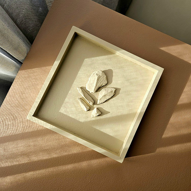 Schilderij | Stone Leaf